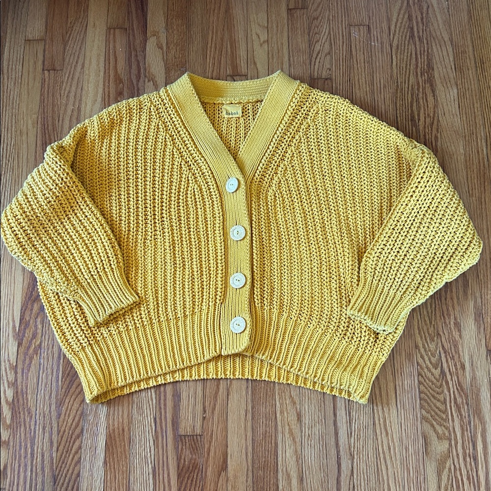 Babaa Cardigan no. 18 Alphonso Mango